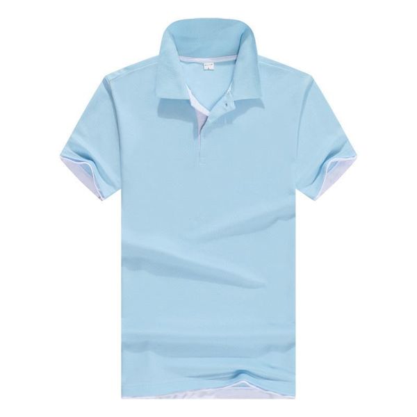 

men's polos shirts fashion casual business wear t-shirts pullovers spring and summer solid color short-sleeved 2021, White;black