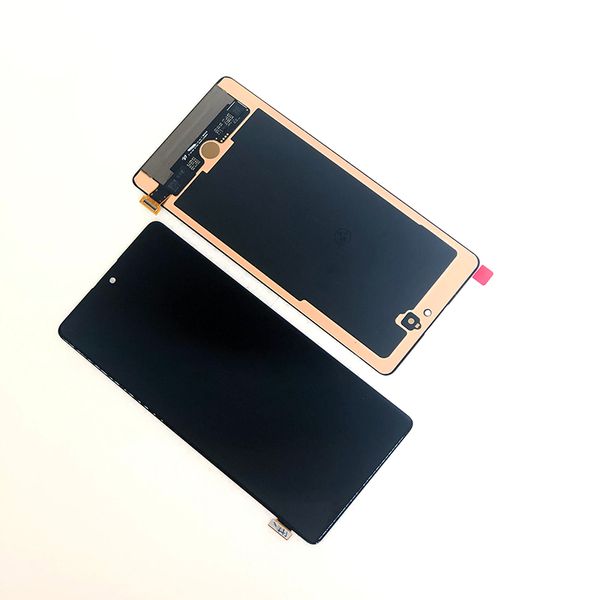 

lcd display screen panels for samsung galaxy a71 5g a716 a716u 6.7 inch no frame cell phone replacement parts black