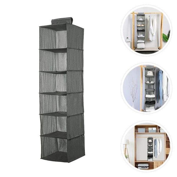 

storage boxes & bins hanging closet organizer foldable cloth bag for home
