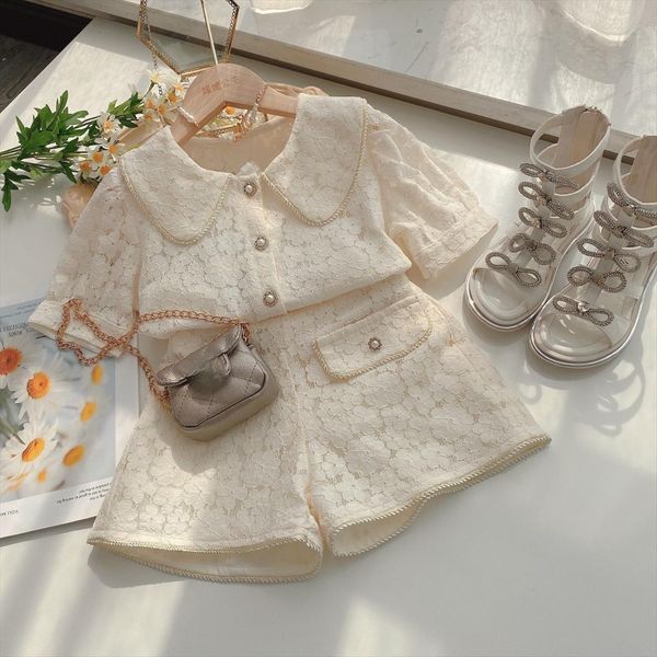 

toddler boy clothes girl summer set kids boutique clothing wholesale children fashion vintage sets, White