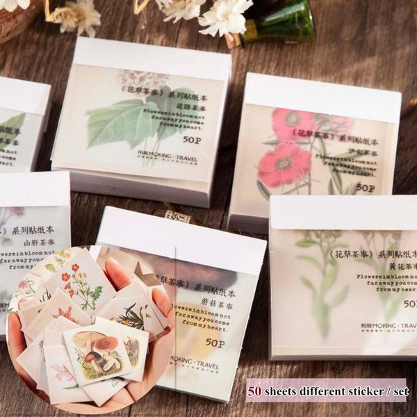 

gift wrap plants flowers sticker washi paper journal scrapbooking decoration