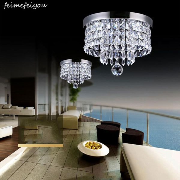 

ceiling lights modern crystal led light fixture for indoor lamp lamparas de techo surface mounting bedroom dining room