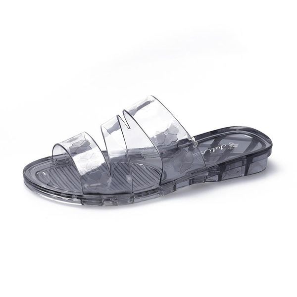 

sandals fashion slippers women thick platform indoor bathroom slipper soft eva anti-slip home floor slides ladies summer shoes men, Black