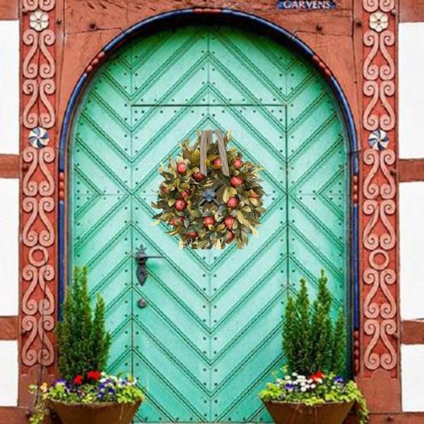 

decorative flowers & wreaths door wreath beautiful plastic easily hanging front porch for wedding floral garland