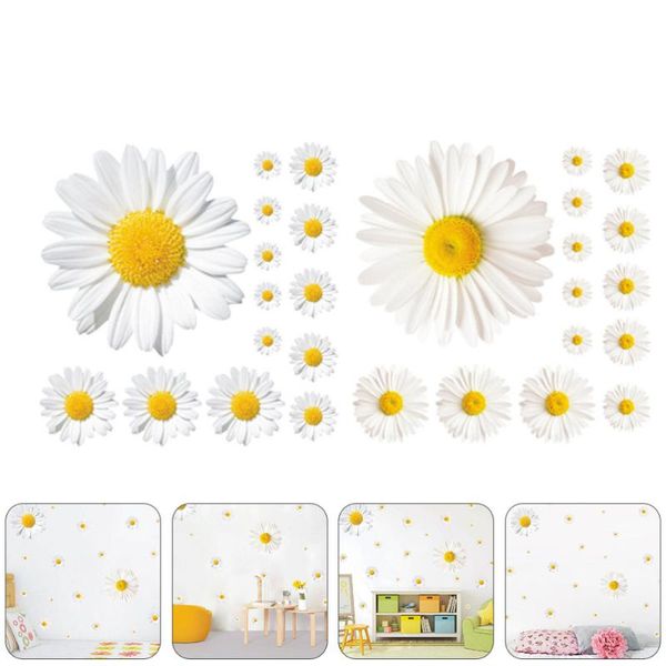 

wall stickers bedroom kid's room decorative home daisy art sticker craft