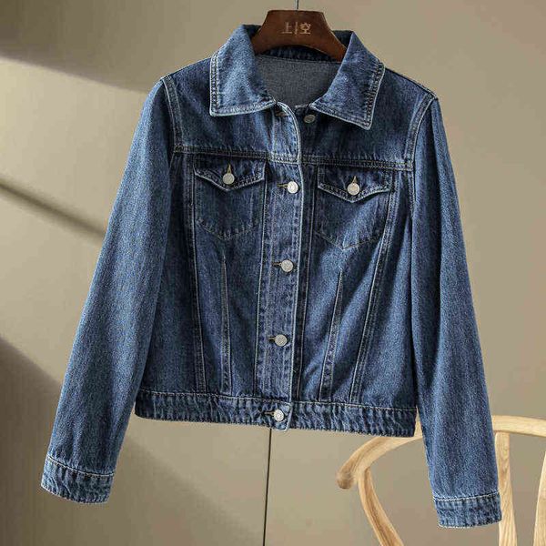 

women's jackets [sat the age of 18]classic american denim women's short early spring small casual et top, Black;brown