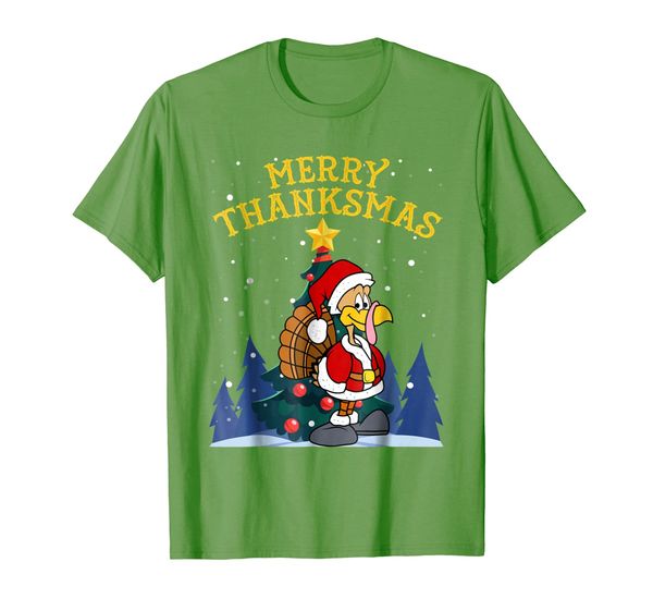 

merry thanksmas t-shirt pilgrim elf xmas santa december, White;black