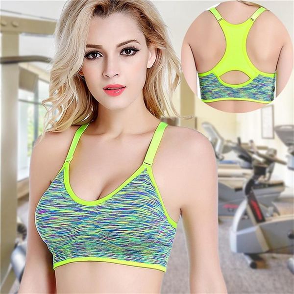 

gym clothing sports bra yoga sport bras women vest cals female fitness equipment push up brassiere seamless underwear running#a, White;black