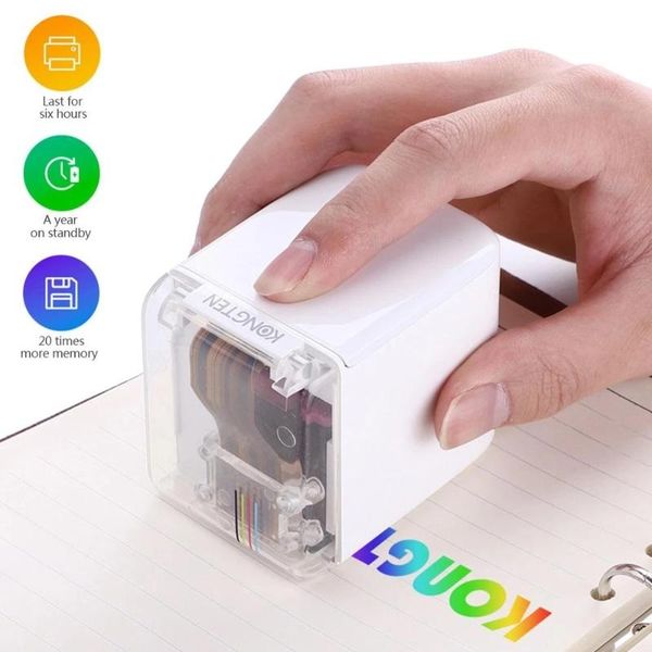 

printers portable inkjet printer, mini color bar code printer and ink cartridge, custom text application # r15