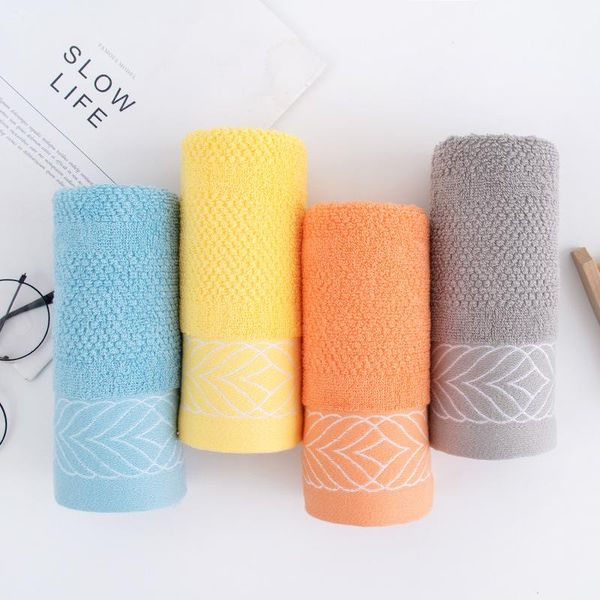 

towel 2/4pcs/set cotton hand face soft absorbent solid color set towels bathroom
