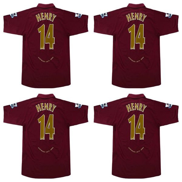 

02-04 arsen away henry retro soccer jerseys 2002 2003 2004 2006 uhmhf classic vintage wright fabregas ljungberg vieira bergkamp football, Black;yellow