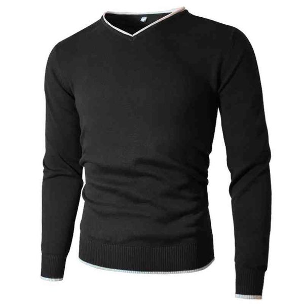 

men sweater pullover sweaters jersey jumper v-neck autumn winter basic knitwear male pullovers plain style solid brand muls, White;black