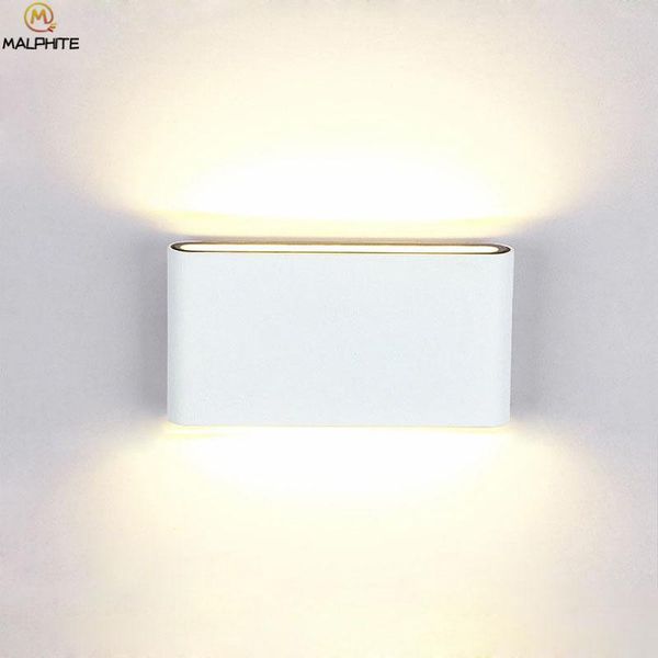 

wall lamp modern loft led lamps black/white lights bedroom bedside sconce staircase hallway decorative lighting