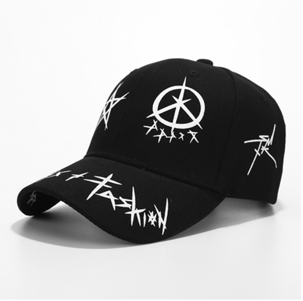 

ball caps hat trendy korean style fashion brand baseball cap student casual all-match hip hop hats street cool black and white peaked caps, Blue;gray