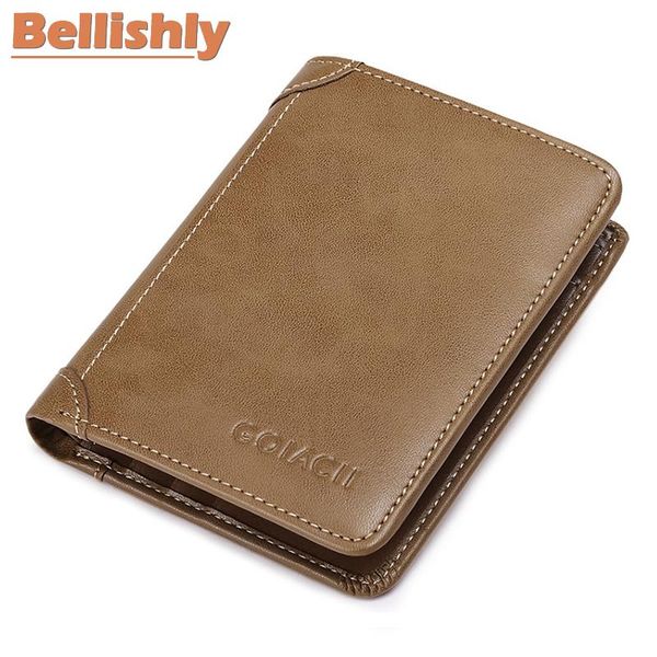 

wallets bellishly 2021 design vintage men's brieftasche male large capacity short wallet boys fashion business purses, Red;black