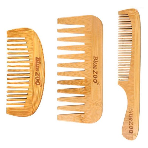 

pcs bamboo combs portable hair barber shop household brushes1, Silver