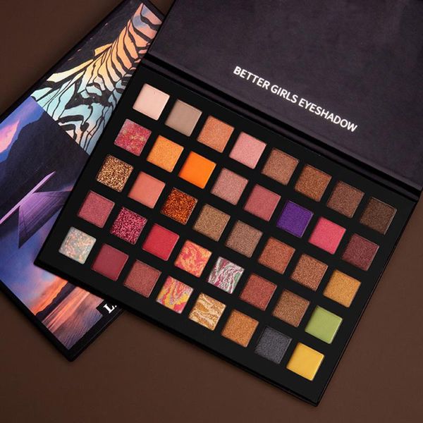 

eye shadow 40 color matte eyeshadow pallete shimmer make up palette makeup waterproof mineral powder