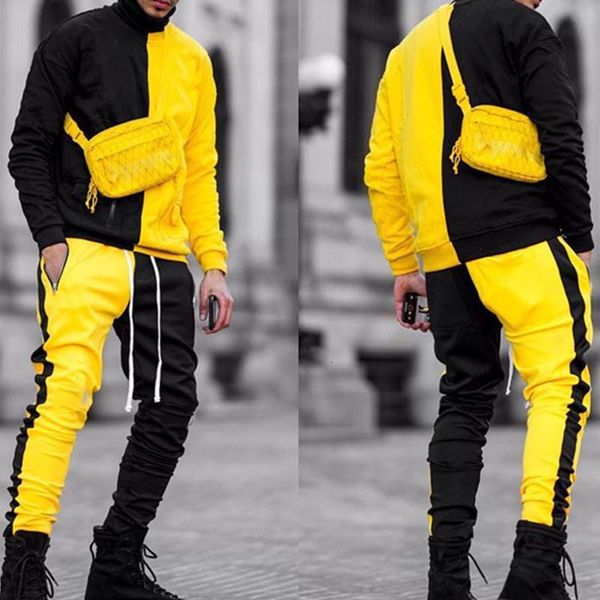 

pieces set long sleeve hoodies sweatshirt sports gyms clothes men suit training hoodies+pants sets men's tracksuits, Gray