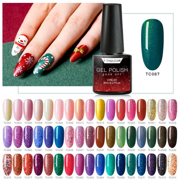 

nail gel t-tiao club shiny color polish nails varnish manicure semi permanent soak off uv led coat art lacquer, Red;pink