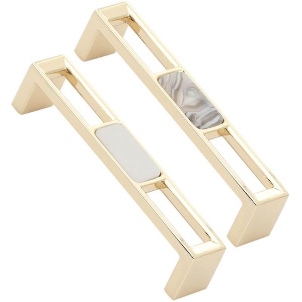 

handles & pulls durable cabinet pull zinc alloy american style wardrobe single hole shell stone handle furniture knobs