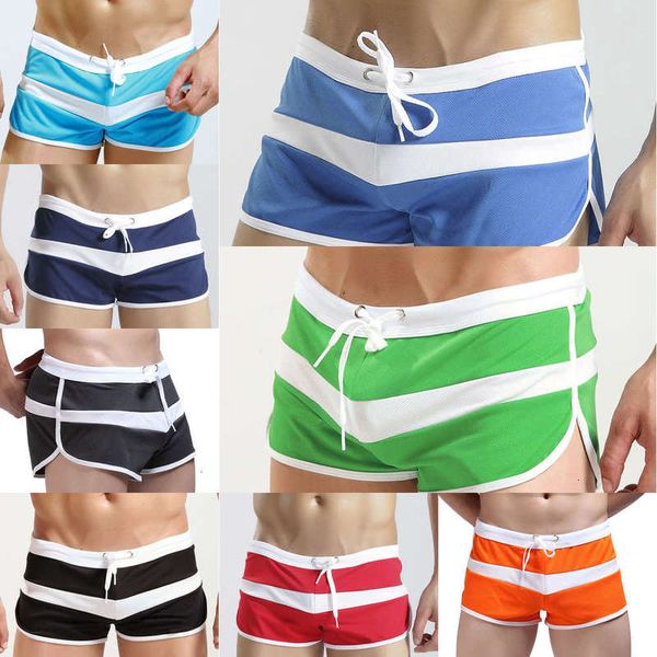 

trunks 2021men's underwear swimming quick dry loose swimwear mesh board drawsting swimsuits boxer shorts male panties