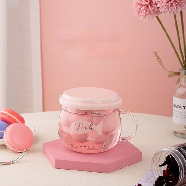 

wine glasses cute reusable anime glass cup transparent milk carton coffee set water bottle copos de vidro drinking