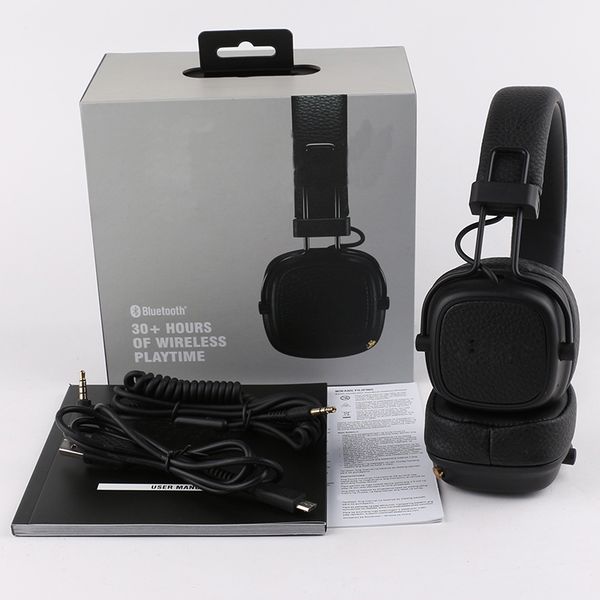 

major iii bluetooth headphones deep bass noise isolating wireless earphones major 3 hi-fi
