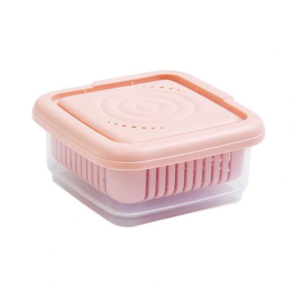

fresh-keeping large capacity storage holder multi-use double layer pp kitchen drainage design for home bottles & jars