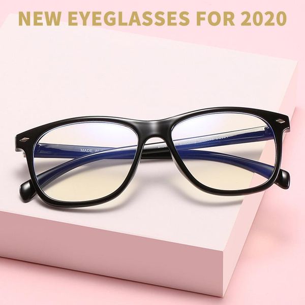 

glasses women retro fashion frames blue light all-match casual student oculos feminino sunglasses, Black