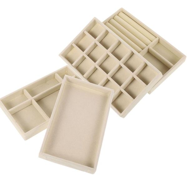 

car organizer 4pcs jewellery drawer box storage tray jewelry display