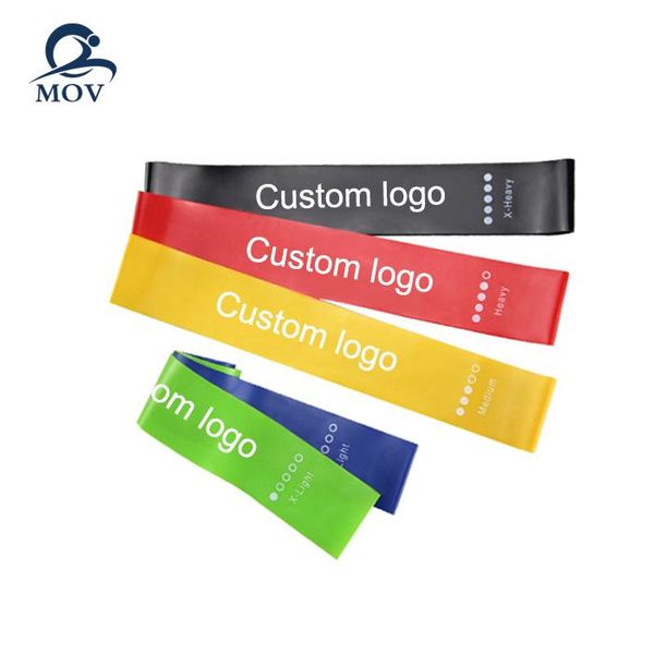 

type yoga non-slip customized resistance exercise band bands