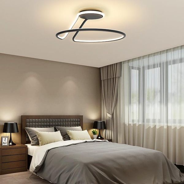 

chandeliers creative aluminum line led for balcony aisle bedroom lighting lamp modern minimalist room lights kitchen fixtures