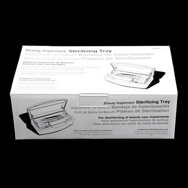 

nail tool cleaning alcohol plastic tray disinfection box
