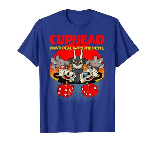 

Cuphead And Mugman Devil' Dice Video Game Graphic T-Shirt, Mainly pictures