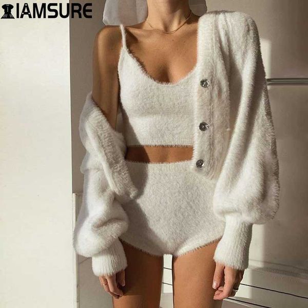 

women's tanks & camis y2k halter knitted vest for women white ladies casual short slim outfits female tank streetwear fashion 2021