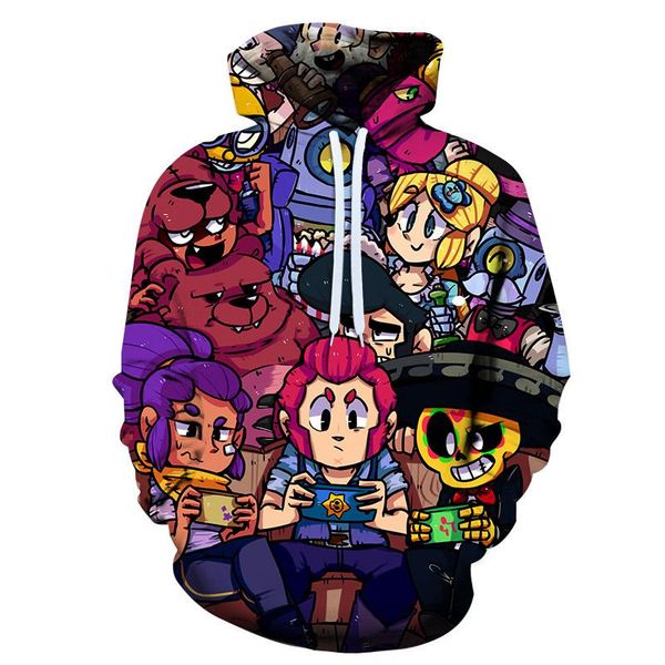 

men's hoodies & sweatshirts 2021 wilderness battle game character style hoodie 3d printing women's children's sweatshirt pull, Black