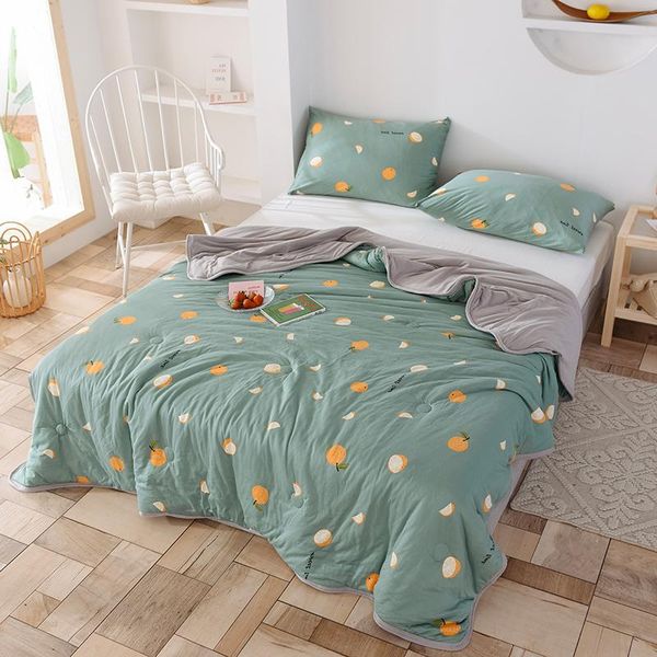 

comforters & sets cotton summer air-conditioning quilt soft thin bedding throws bedspread bed cover twin queen blanket for home el plane tra