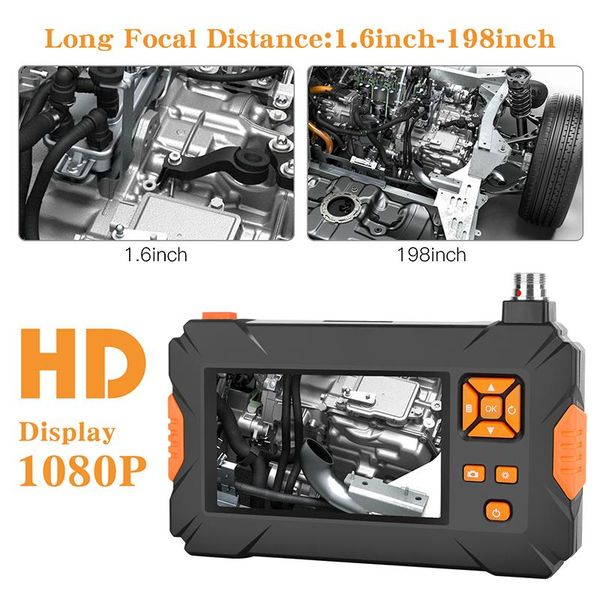 

cameras 8mm borescope hand-held with 4.3-inch lcd endoscopes videoscope industrial hd1080p display screen 2600mah battery