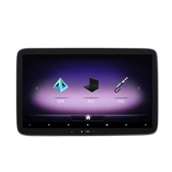 

car video android 10 headrest monitor for e c s gle gls v class with oem socket plug and play 13.3 inch