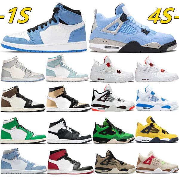 

2022 1s 1 basketball shoes university blue chicago unc shadow dark mocha light metallic pure money smoke grey court purple men women sneaker