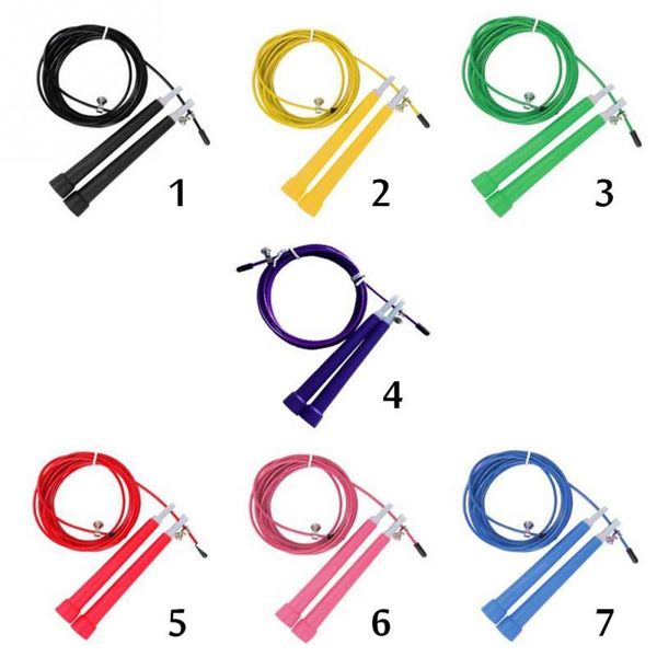 

jump ropes adjustable steel wire skipping skip rope crossfit fitness equipment exercise workout 3 meters speed training home fit