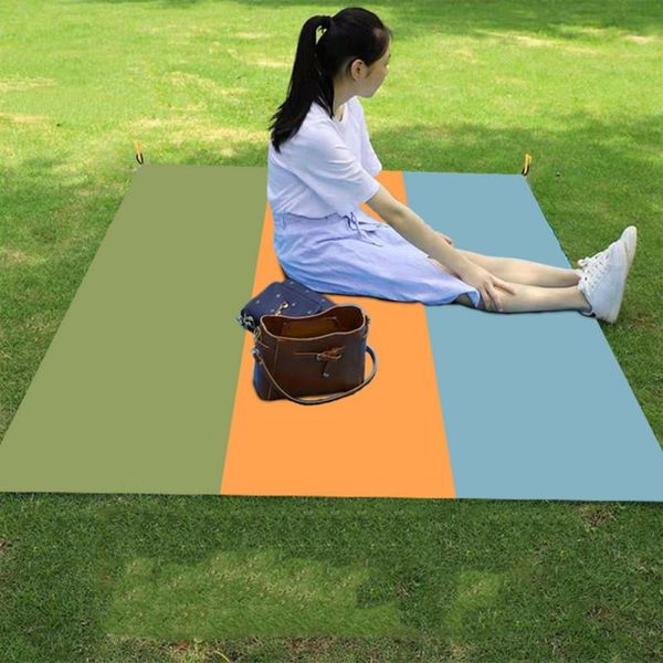 

shade simple style insulation anti-uv sunshade cloth beach blanket waterproof folding camping mat plant shelter