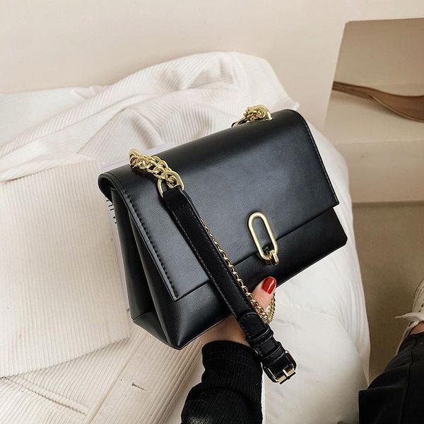 

evening bags designer women pu leather chain shoulder bag ladies crossbody for fashion female handbags messenger