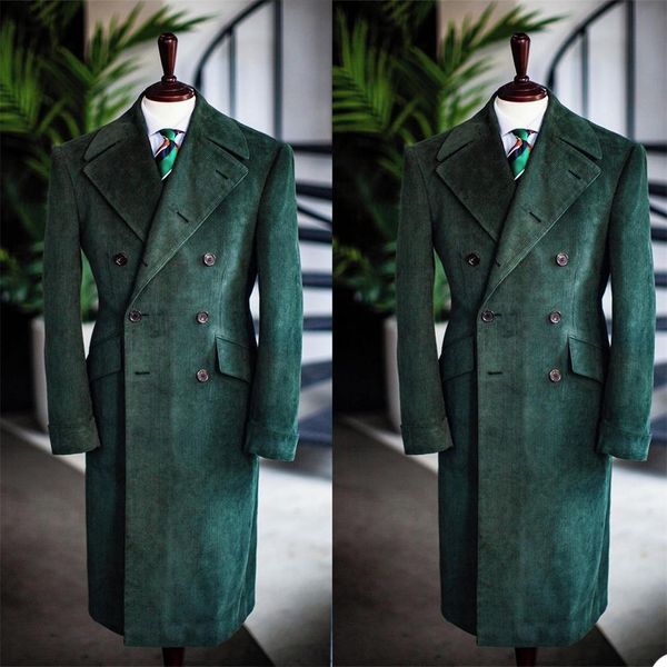 

2021 winter mens wedding tuxedos green long jacket customise groom groomsmen coat suits mens' business formal wear, Black;gray