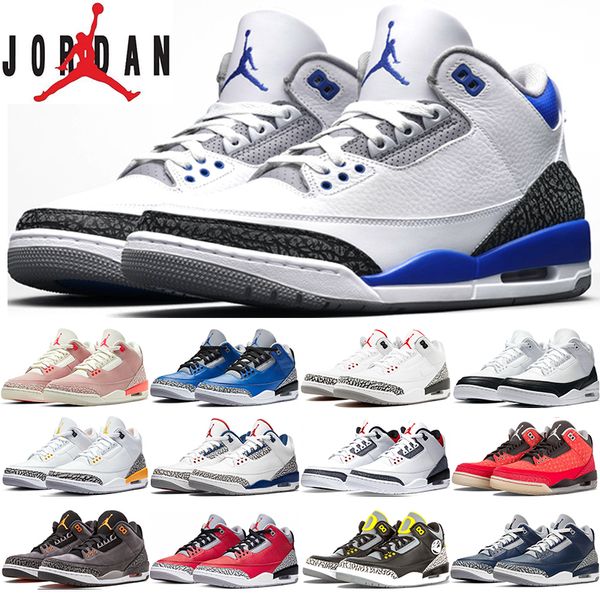 

nike air jordan 3 3s racer blue rust pink basketball shoes midnight navy unc laser orange fire red court purple fear mens sports trainers sn