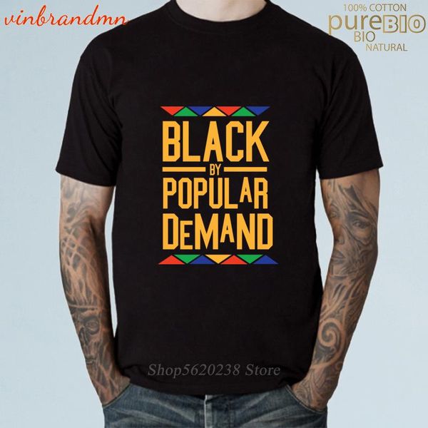 

men's t-shirts 2021 vintage mens tshirt black by demand tribal golden letters short sleeve tee t shirt male o-neck t-shirt men, White;black