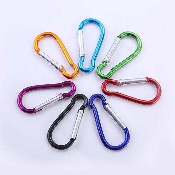 

cords, slings and webbing 5pcs calabash shaped aluminum alloy mountaineering buckle outdoor hanging water bottle small bag