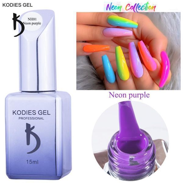 

nail polish neon color summer purple yellow manicure varnish painting lacquer 15ml uv/led semi permanent gellak gel1, Red;pink