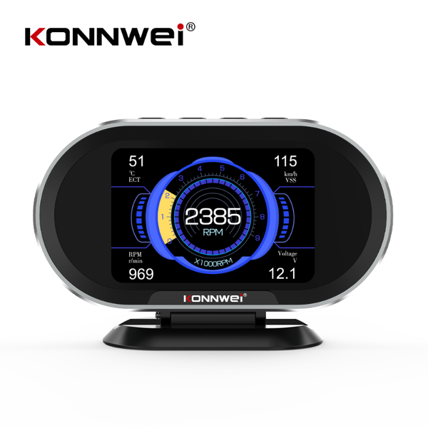

code readers & scan tools konnwei kw206 on-board computer auto trip obd2 car scanner digital speedometer rpm voltage temperature display