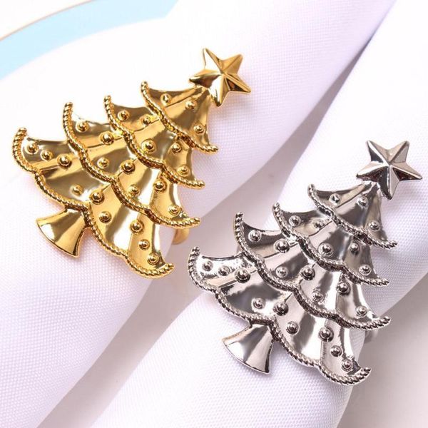 

napkin rings 6pcs christmas elk deer gold alloy buckle ring holder el restaurant wedding party dinner table de